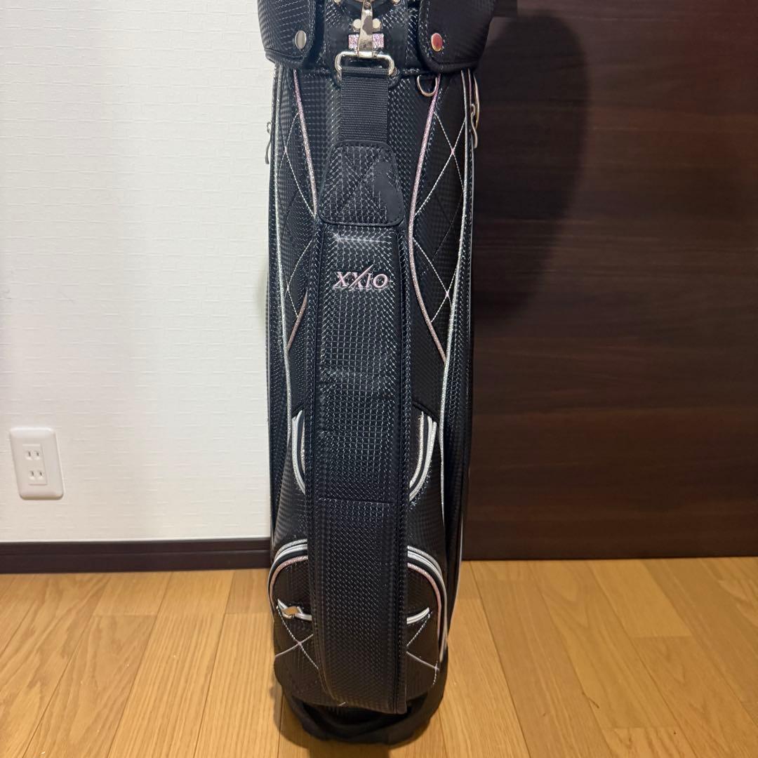 XXIO ゴルフバッグ ダイヤモンドキルティング キャディバッグ レディース