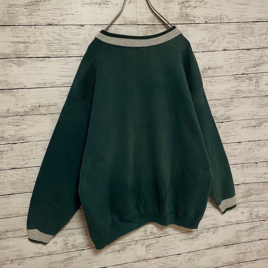 1019【入手困難】ナイキ♤刺繍ロゴ　90s 銀タグ　スウェット　ヴィンテージ