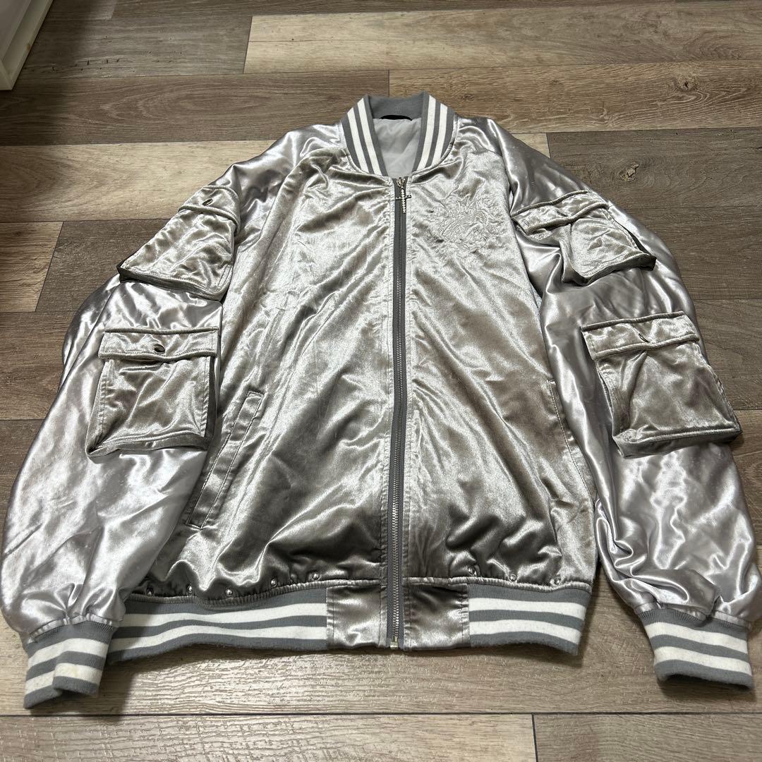 dimmoire ベロアスカジャン シルバー　完売品