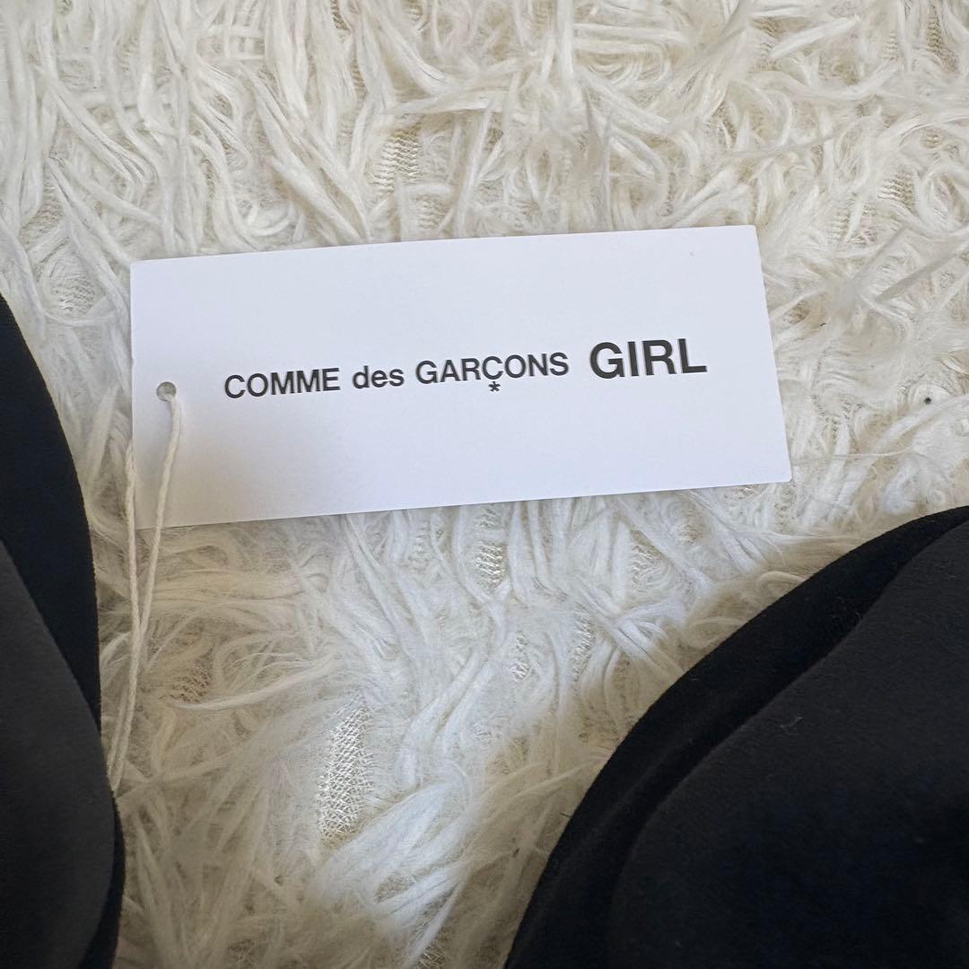 新品未使用タグ付　コムデギャルソンガール　ビッグリボン　ブローチ　ブラック