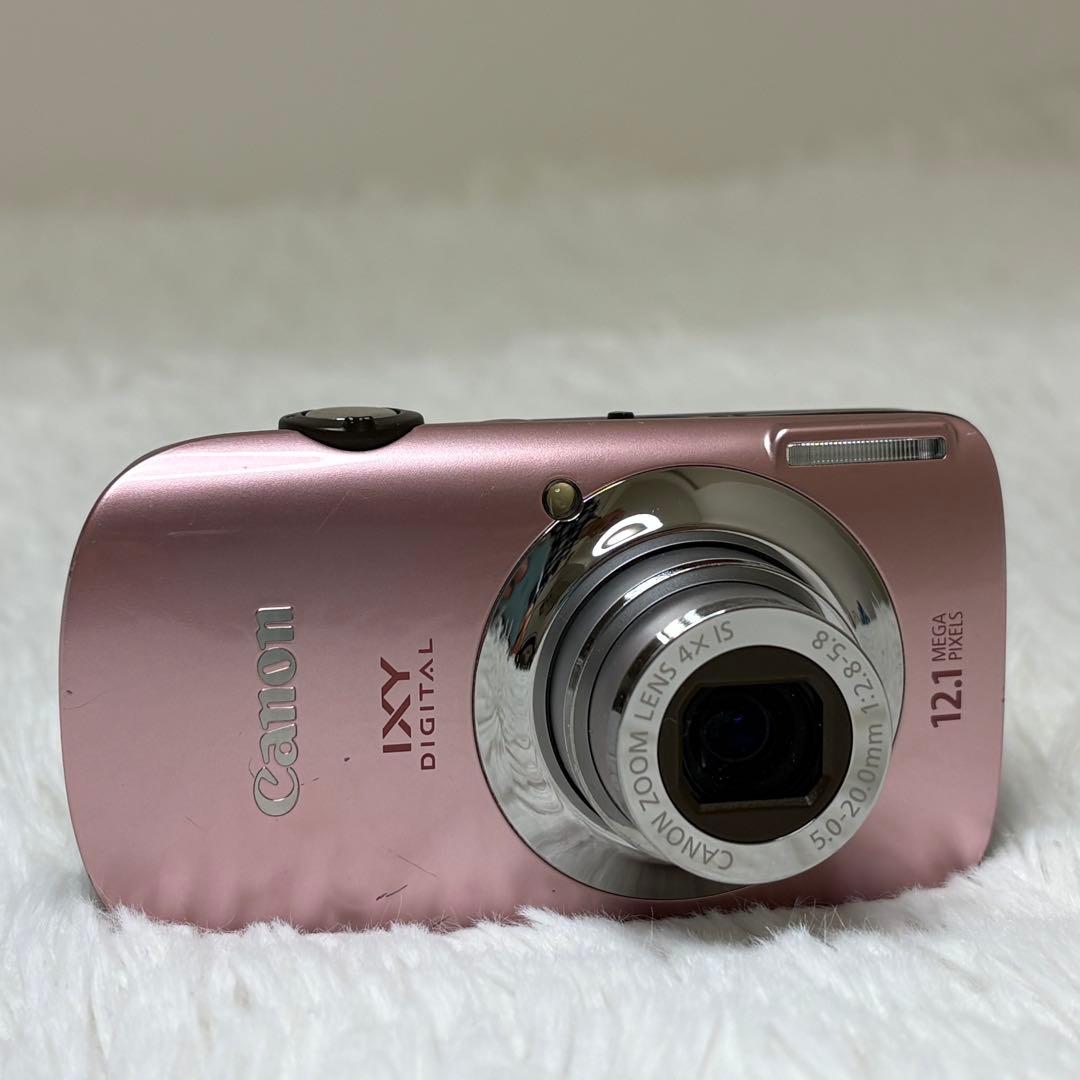 Canon IXY 510IS PC1356 充電器　ピンク コンデジ　動作品