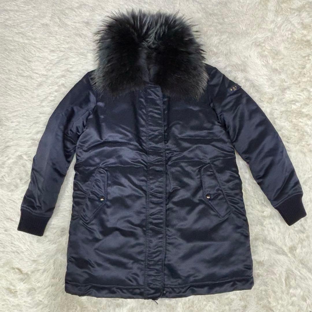 極美品　TATRAS 高級Rライン　ANGOLA 3サイズ　ファーモッズコート