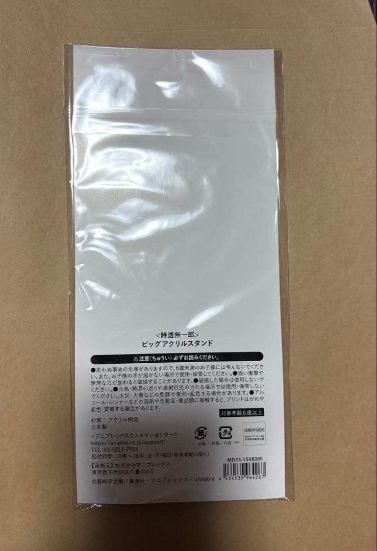 【ビッグサイズ】鬼滅の刃 宴 奏 柱稽古編 アクリルスタンド 時透無一郎