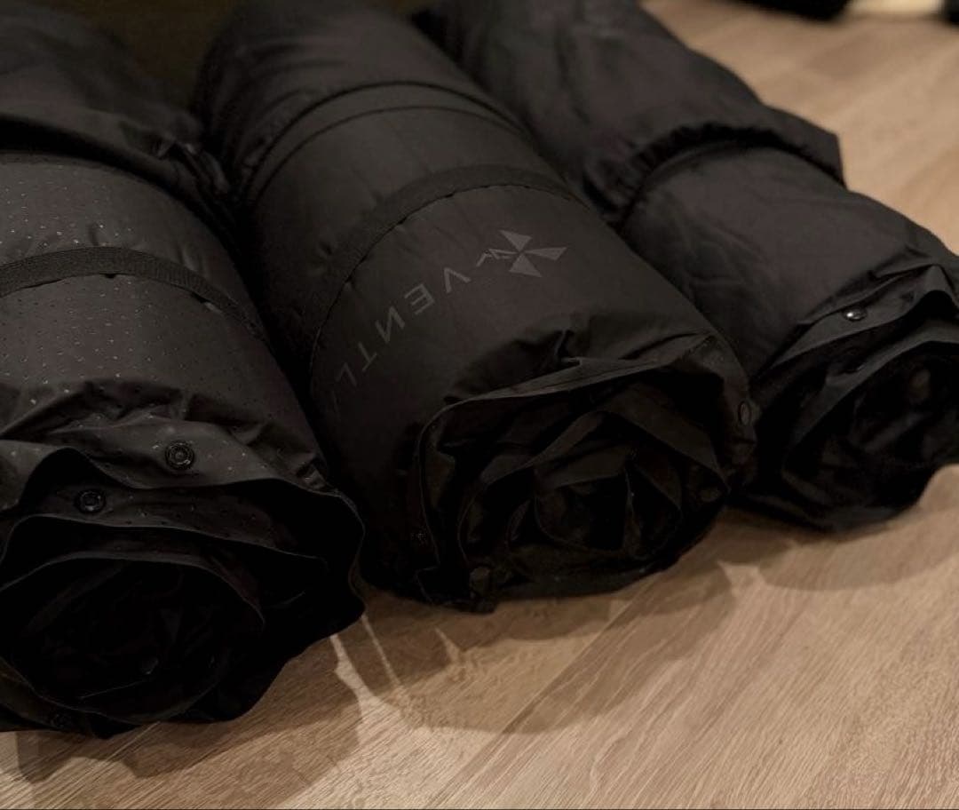 VENTLAX インフレータブルマット 3個セット ブラック