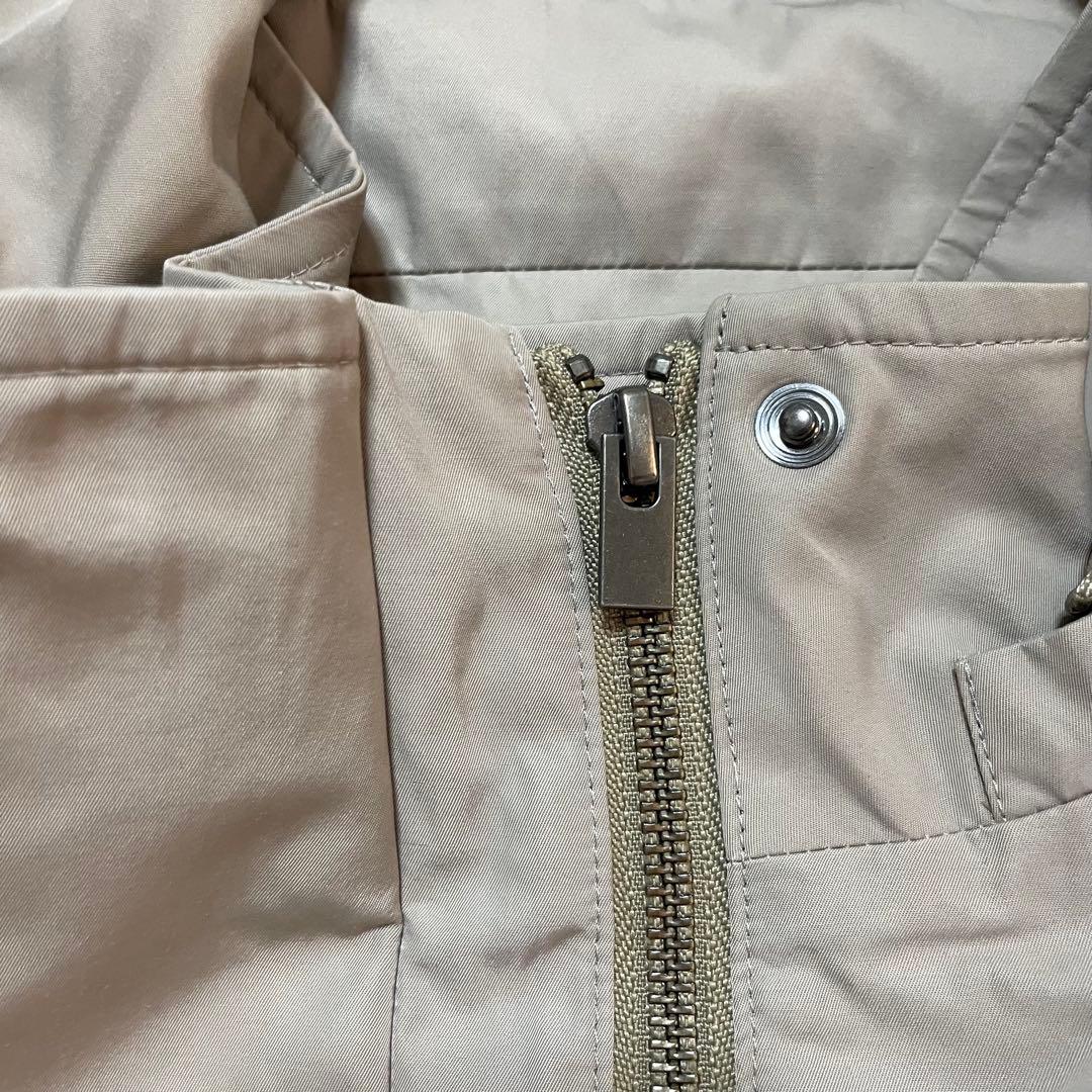 美品 theory luxe モッズコート キルティングライナー フード 38