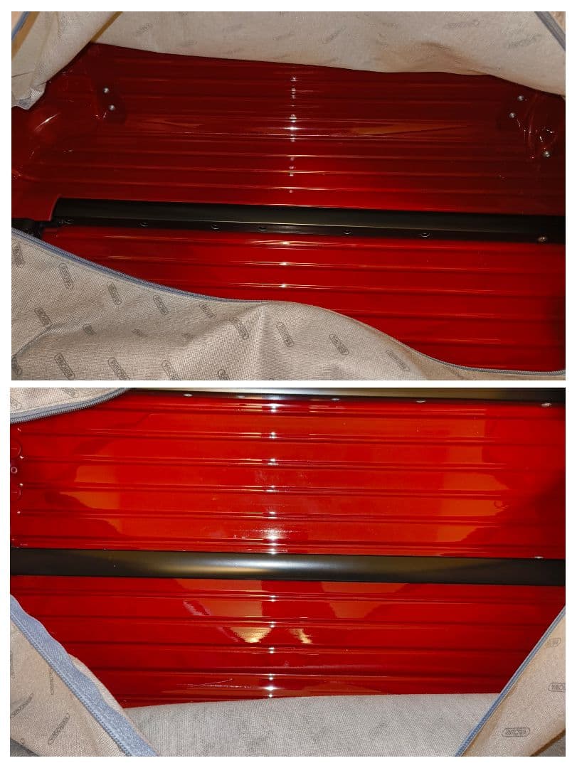 廃盤品 希少 RIMOWA 63L 2輪 855.63 キャリーケース レッド