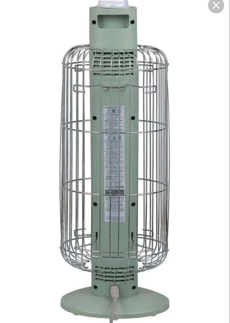 【新品未使用】Aladdin 電気ヒーター CAH-942GAグリーン　トリカゴ