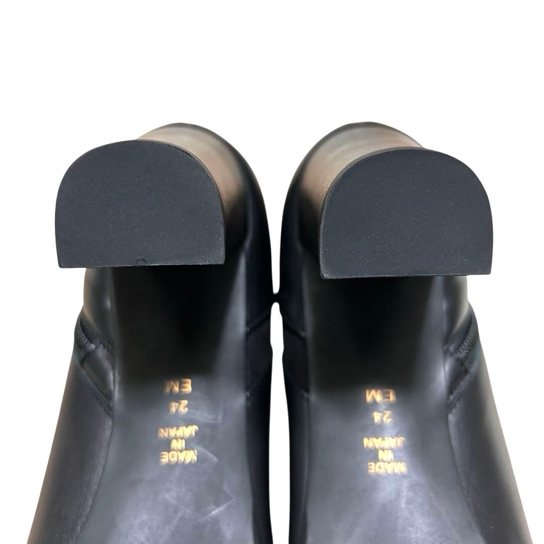 【極美品】DIANA ショートブーツ ブラック　24㎝