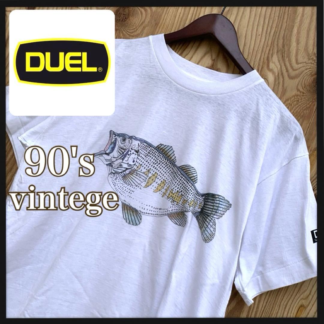 レア★DUEL★デュエル★90's★ヴィンテージ★シングルステッチ★tシャツ古着