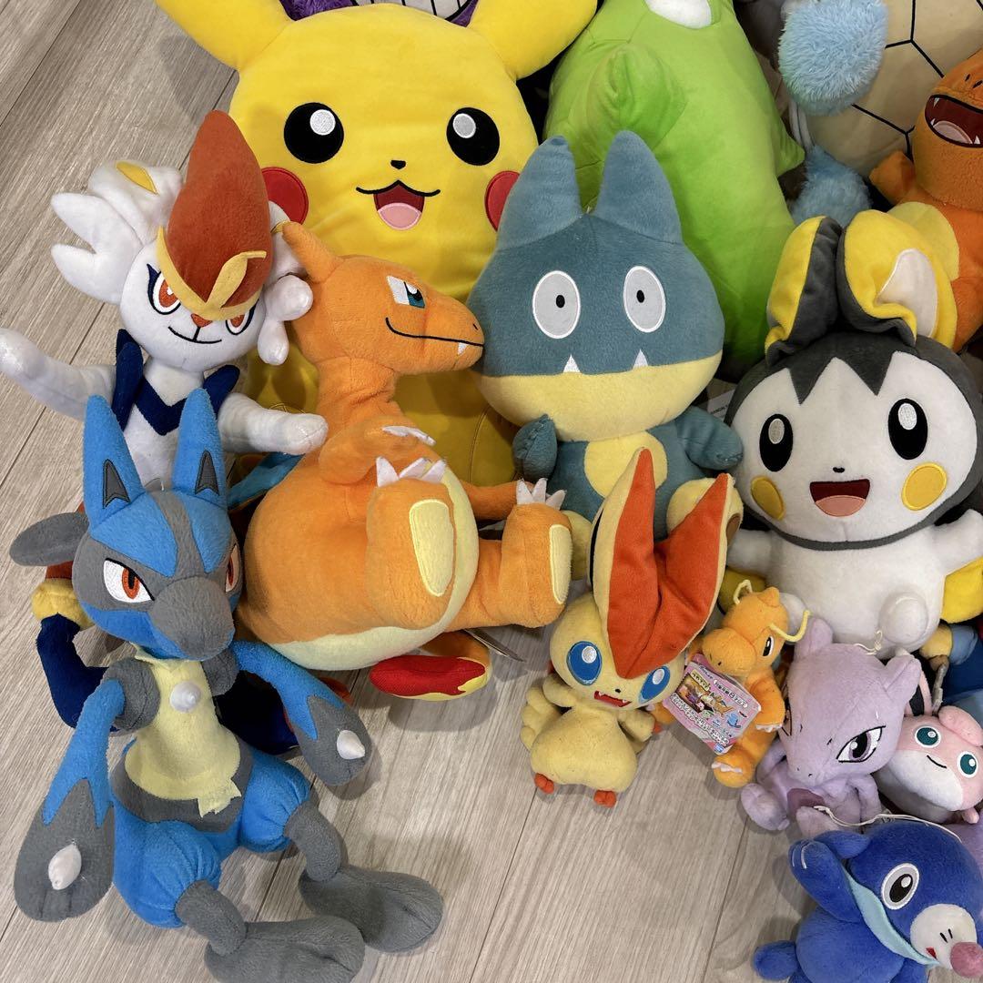 ポケモン　ぬいぐるみ　セット　まとめ売り　化石博物館　ピカチュウ　32個　大量