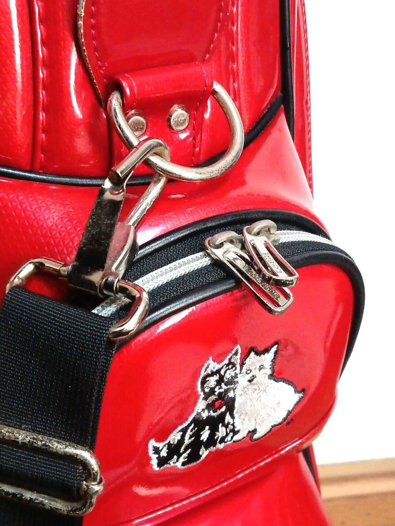 ゴルフ　ブラック＆ホワイト　キャディーバッグ (ユニセックス)