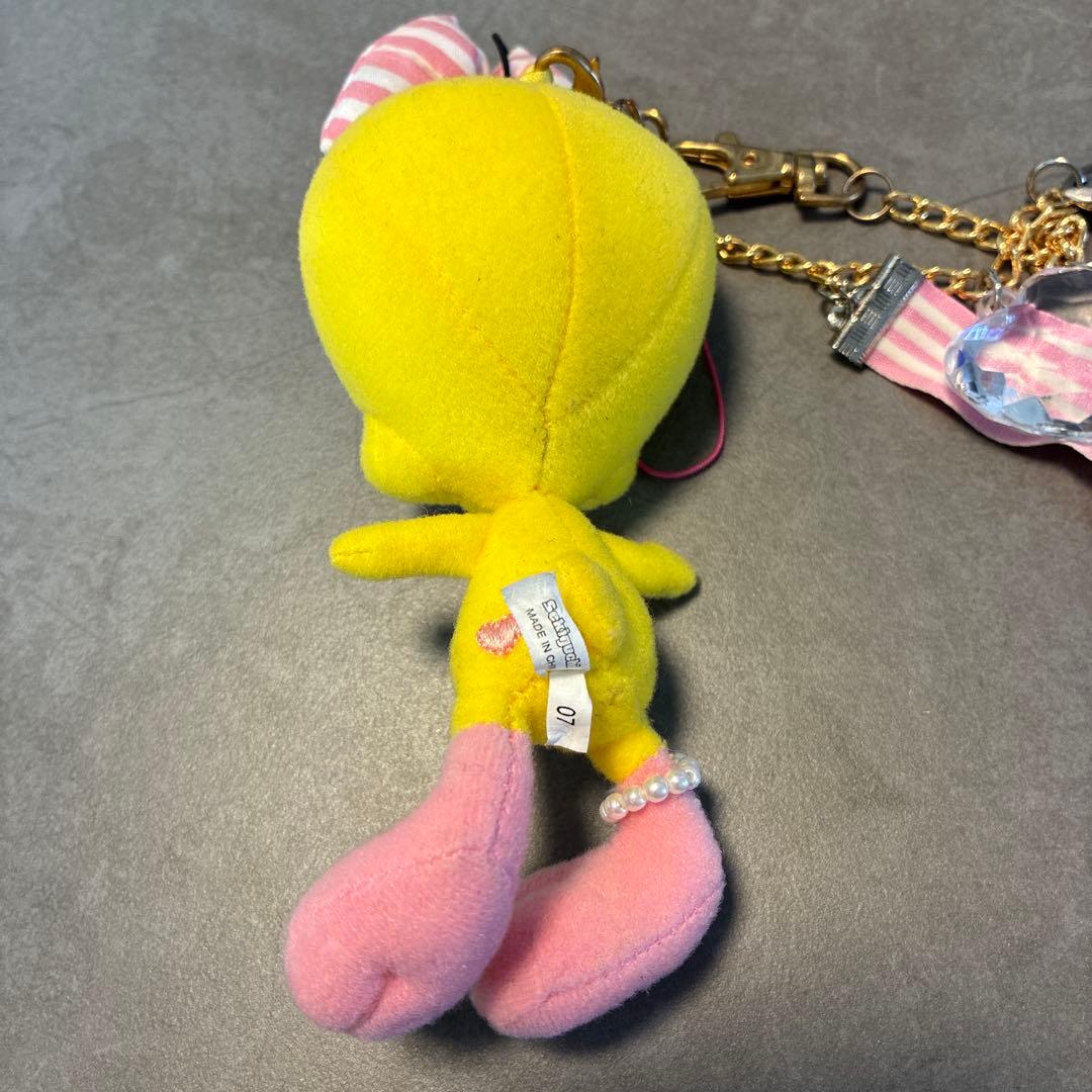 トゥイーティー マスコット　キーホルダー　ぬいぐるみ　ストラップ