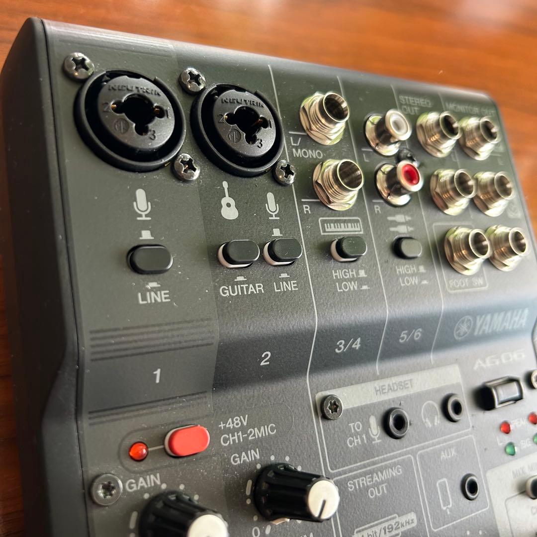 【美品】Yamaha AG06 USBオーディオインターフェイス