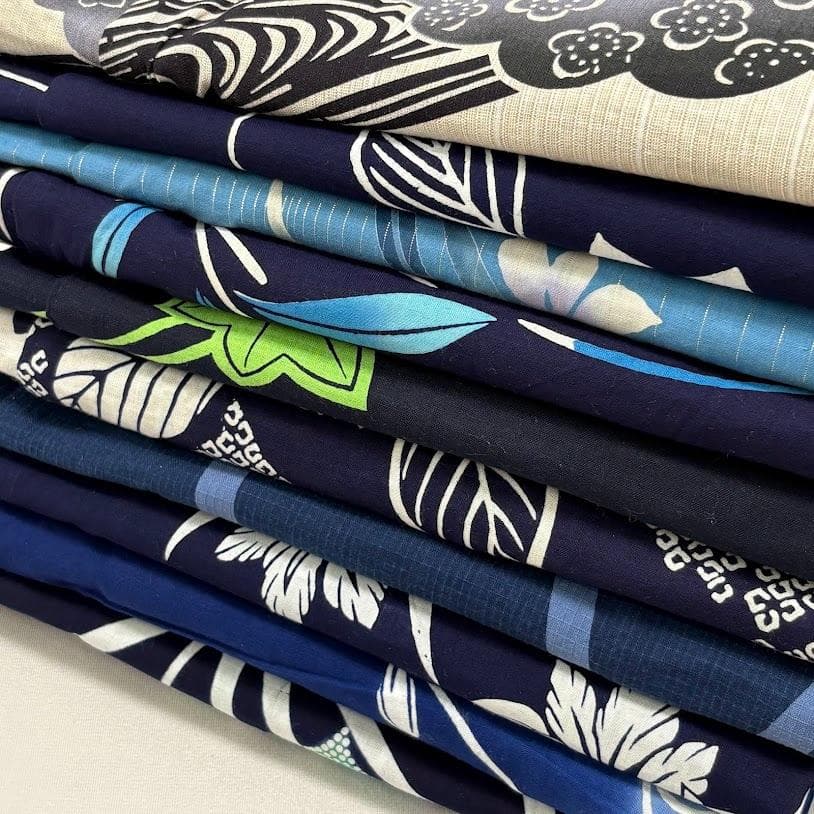 ゆりのはな　浴衣　女物　１０点　まとめ売り　着用可能～少々汚れ有り　綿　G501