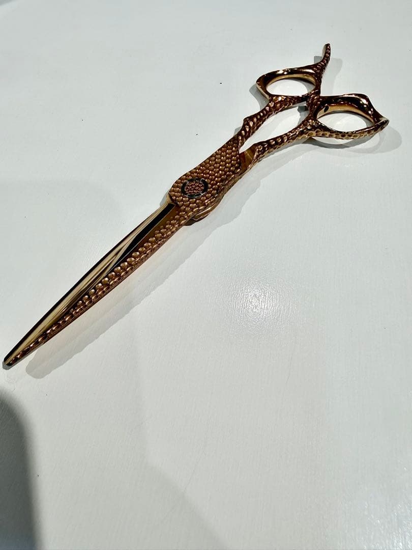 【匠】槌目シザー　黄金スライド　シザー　鋏　定価22000円