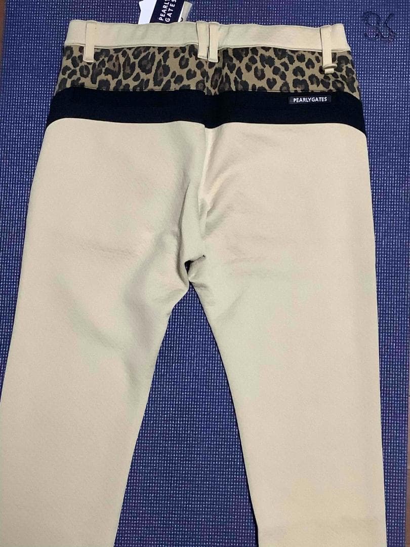 PEARLY GATES キルトジャージノータックゴルフパンツ ベージュ 新品