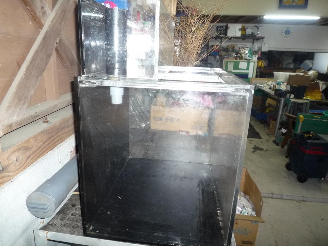 特注　60×45×H50ｃｍ　オール10ｍｍ　アクリル水槽 使用期間18ヶ月
