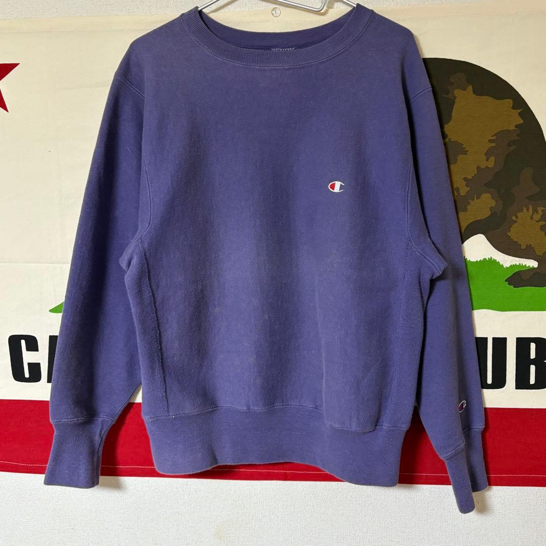 90s USA製 Champion ReverseWeave サイズM パープル