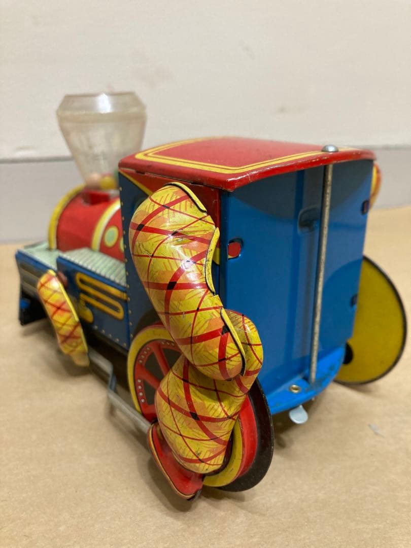 ブリキ　機関車　列車　電車　トーマス 風？　昭和レトロ　ビンテージ
