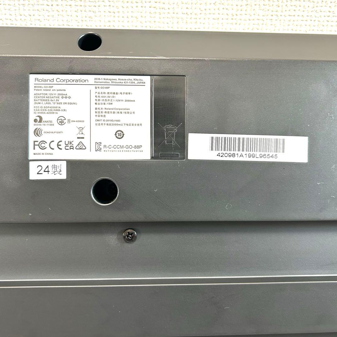 Roland電子ピアノGO-88P鍵盤MIDIキーボード　ローランド2024年製