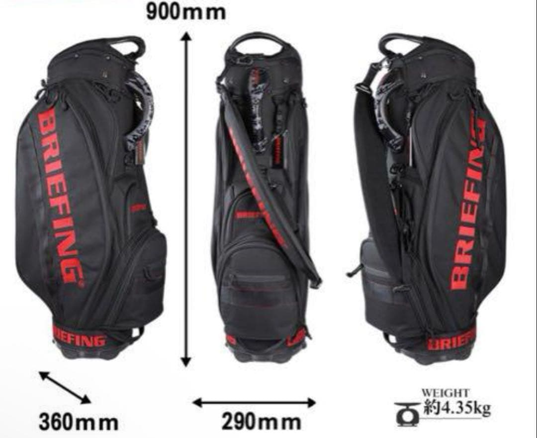 テ*ロ様 ブリーフィング　CR-5 キャディバッグ　レンジャーグリーン