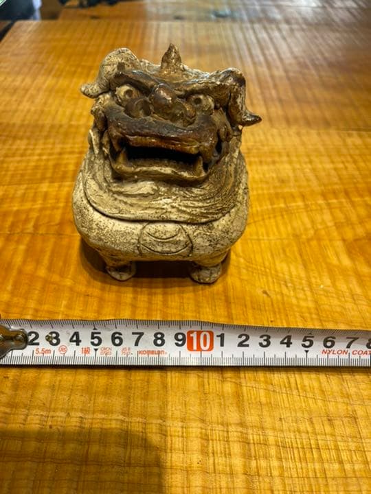 香炉 志野 狛犬 本阿弥光悦 白釉獅子