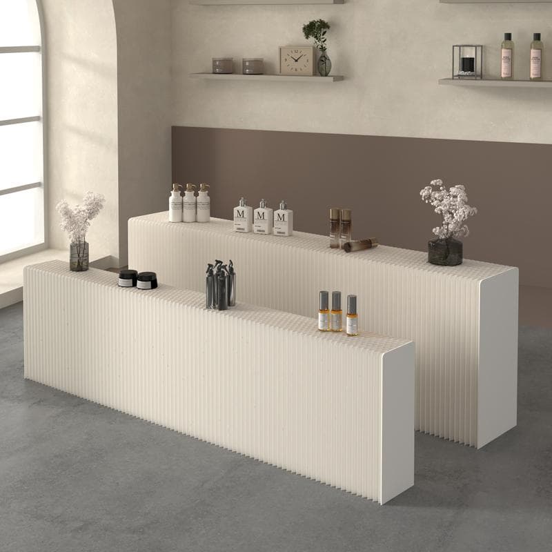 ディスプレイラック展示台セット陳列台 折りたたみ長さ2-3ｍ高さ98㎝幅52㎝