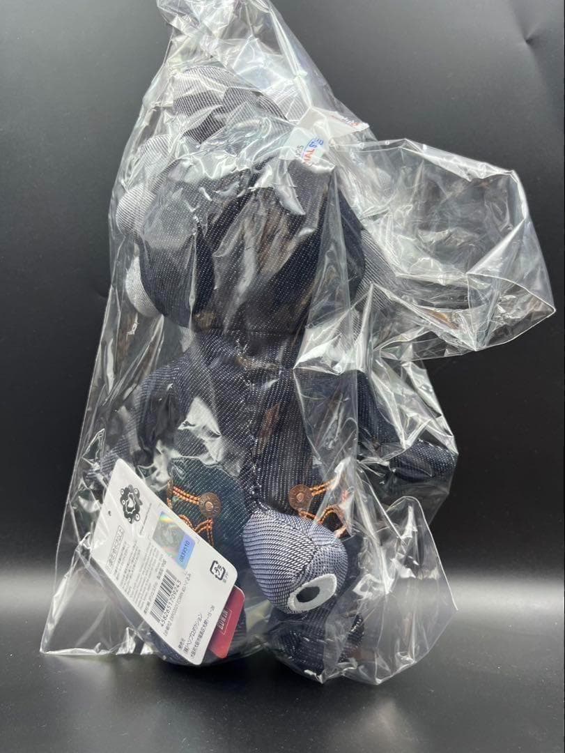 大阪関西万博　ミャクミャク　エドウィン大　ぬいぐるみ　EDWIN デニム　黒