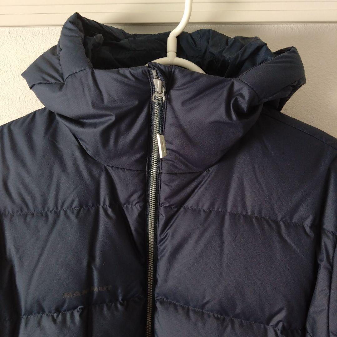 ひまわりさま専用　MAMMUT 　マムートロング丈ダウン　レディースL　ネイビー