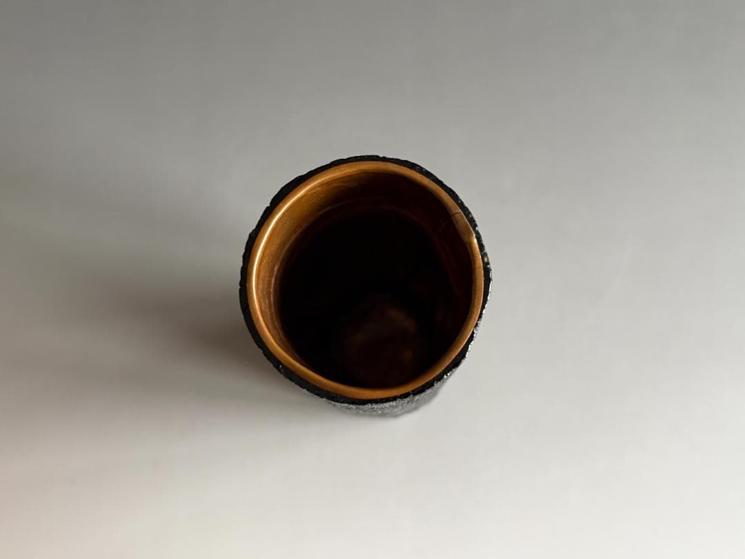 堀内宗完　兼中斎好　一位籠花入　茶道具　表千家