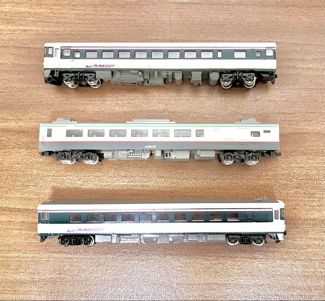 【TOMIX】改造品 キハ27ミッドナイト&キハ182 3両