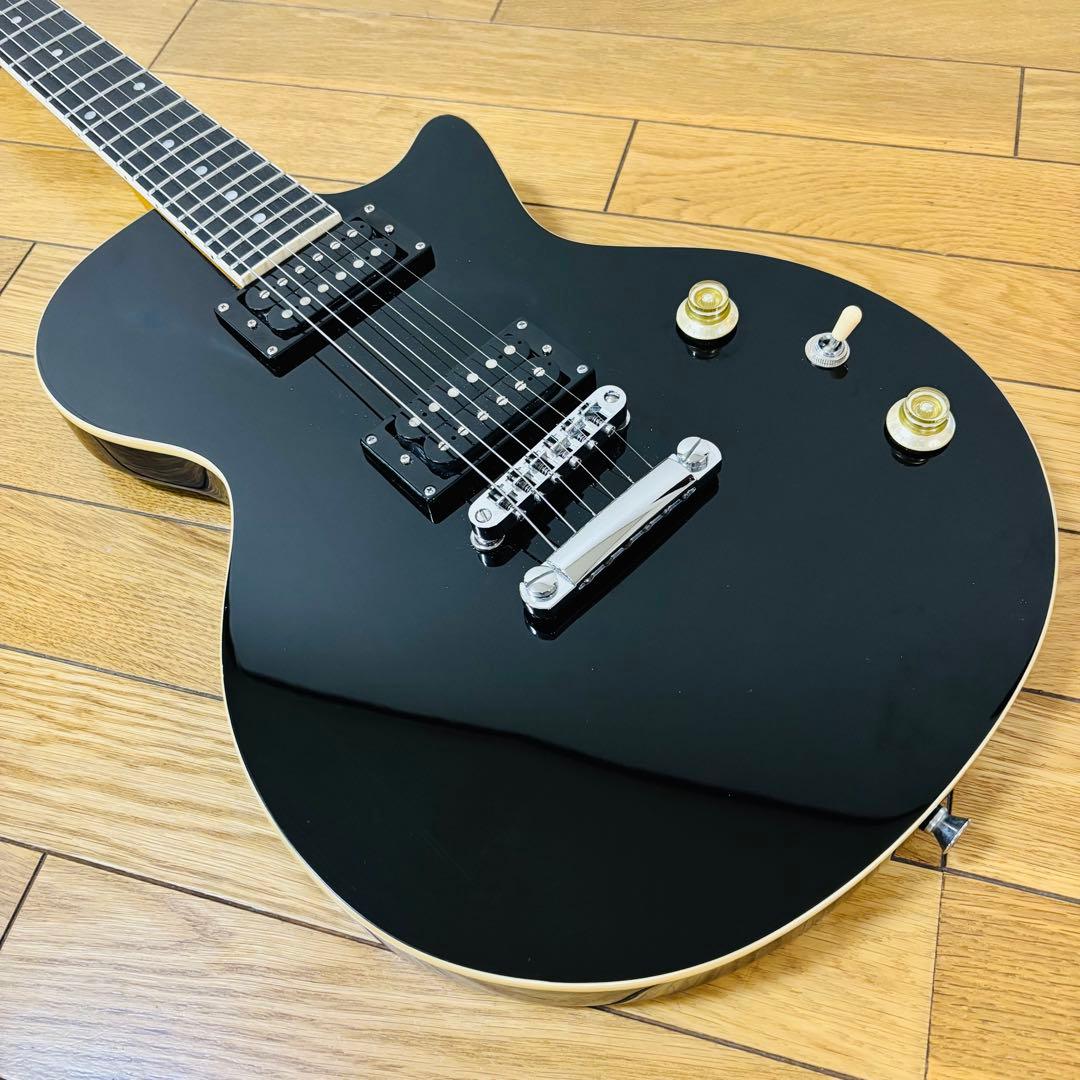 【美品】Donner エレキギター レスポール タイプ DL-124 黒 送料込