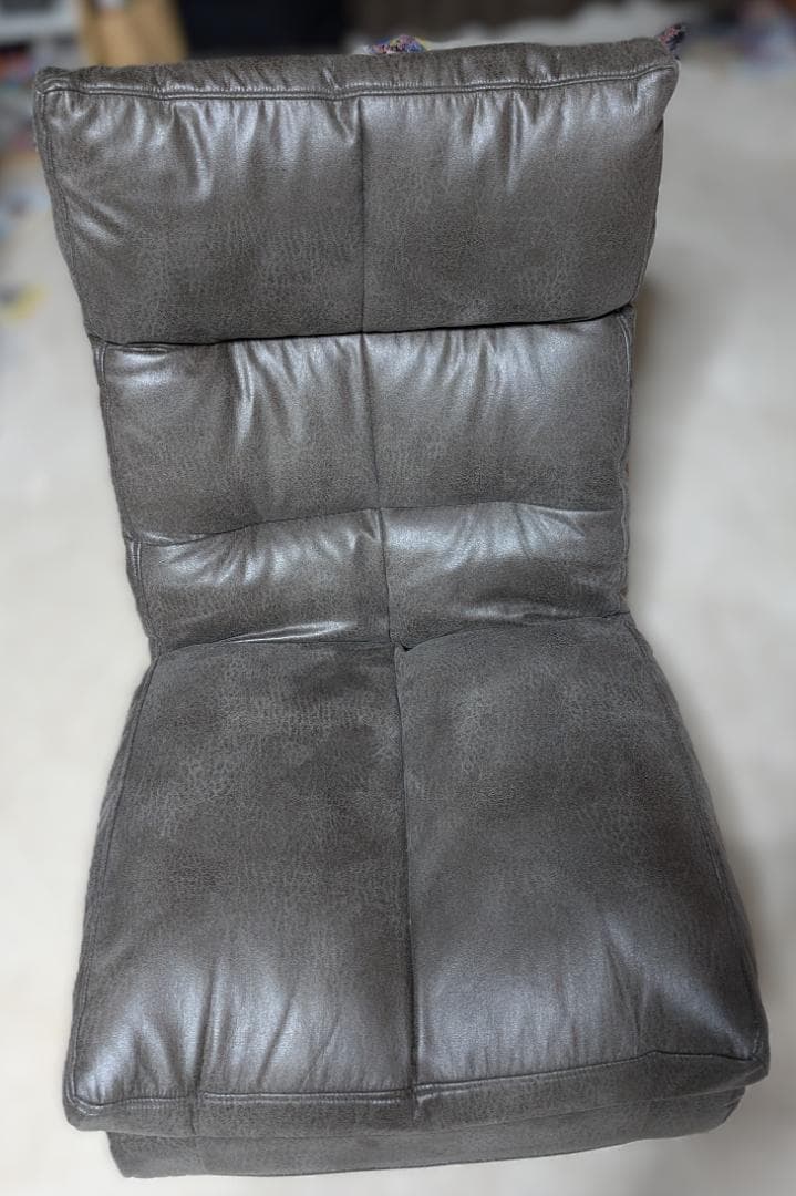 リクライナーソファー　KJ-1 （右レバー）　1人掛けソファ ブラウン　ニトリ