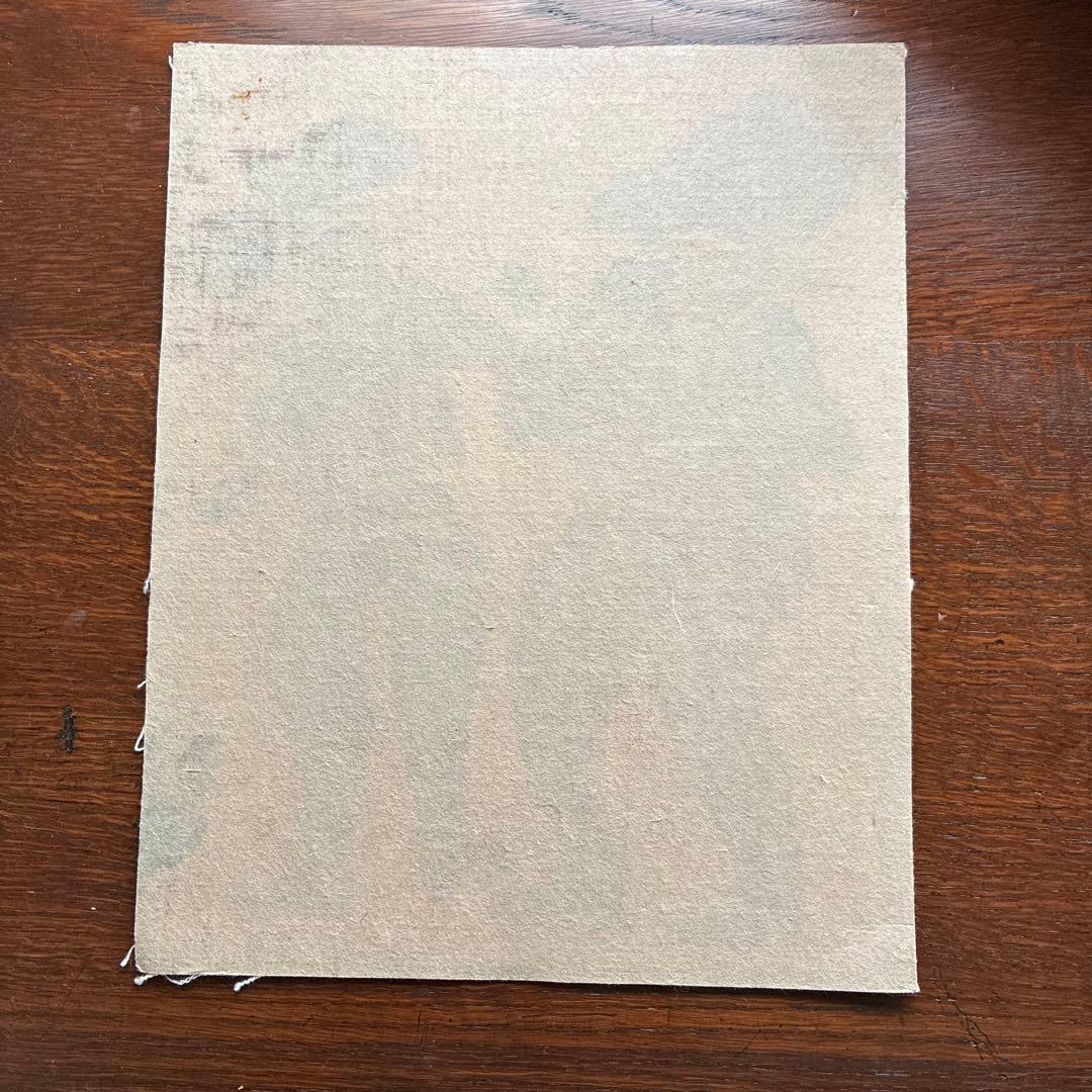 柚木沙弥郎　型染絵　ギター&バイオリン