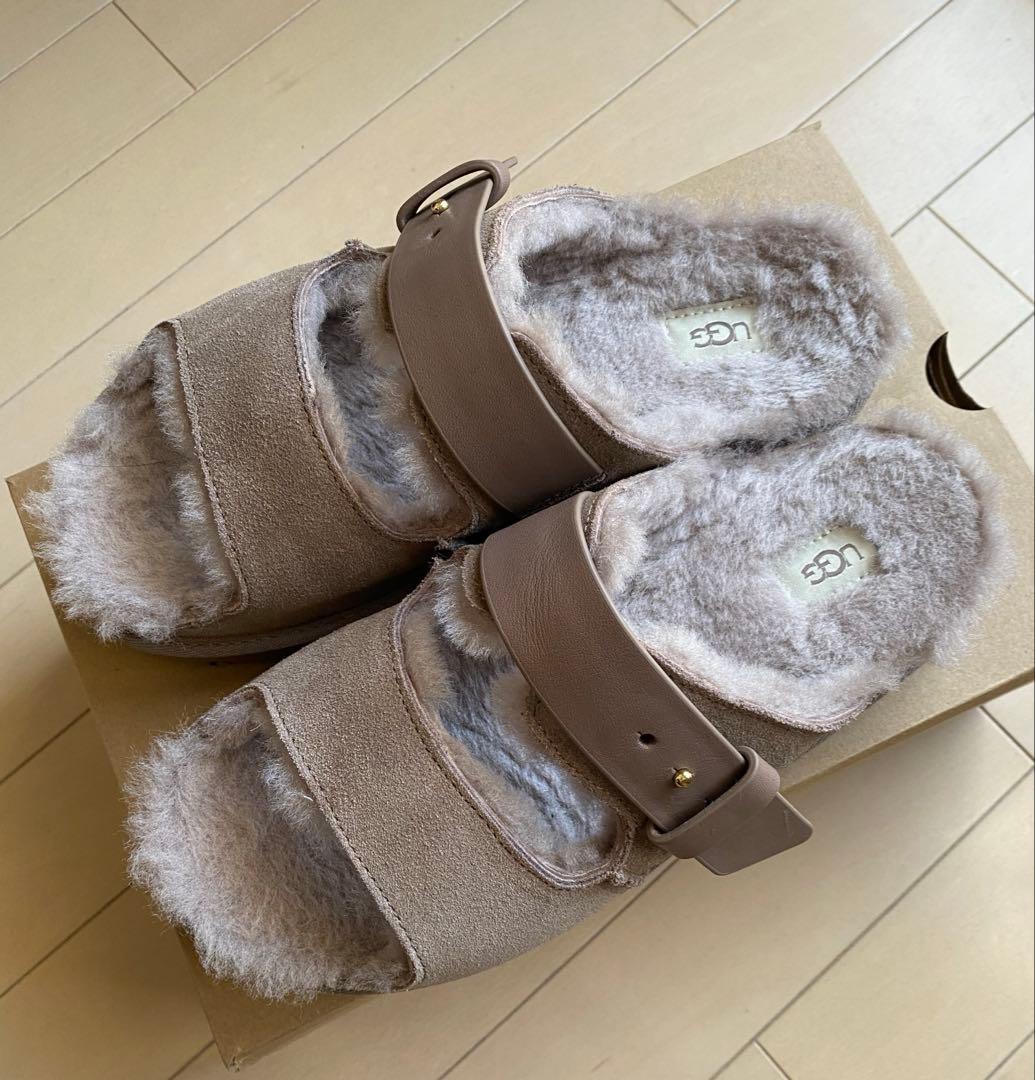 【美品】UGG アグ Greenport Strap Slide サンダル 25