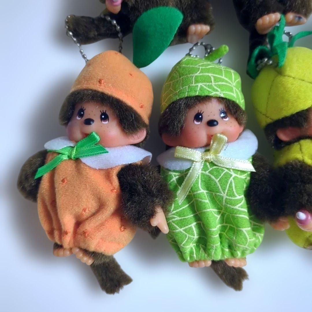 【レア】モンチッチ キーホルダー 果物 フルーツマスコット 6点セット