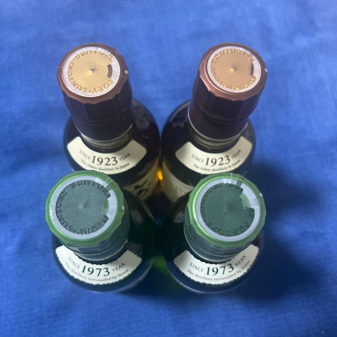 山崎・白州ウイスキー4本セット180ml