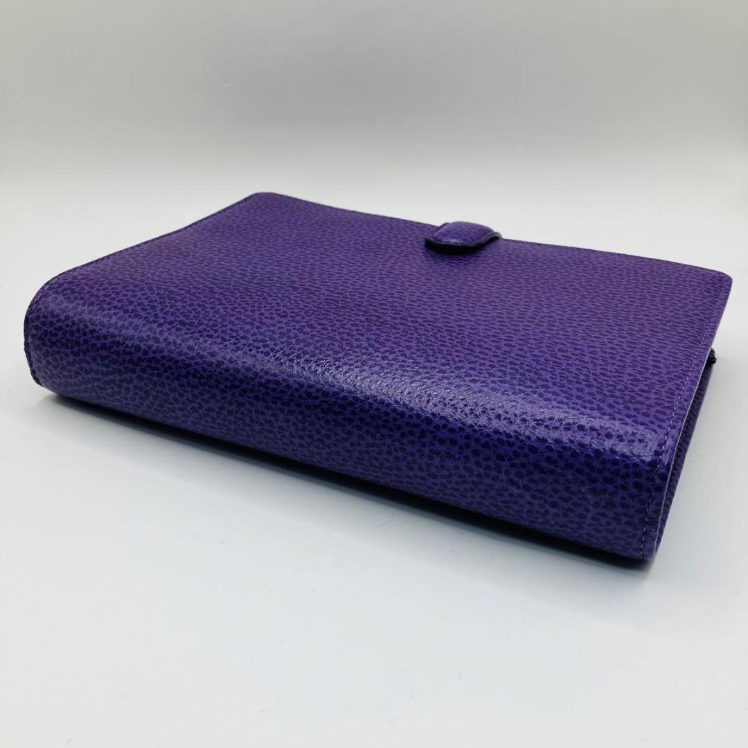 【希少 新品】FILOFAX FINSBURY システム手帳 バイブル パープル
