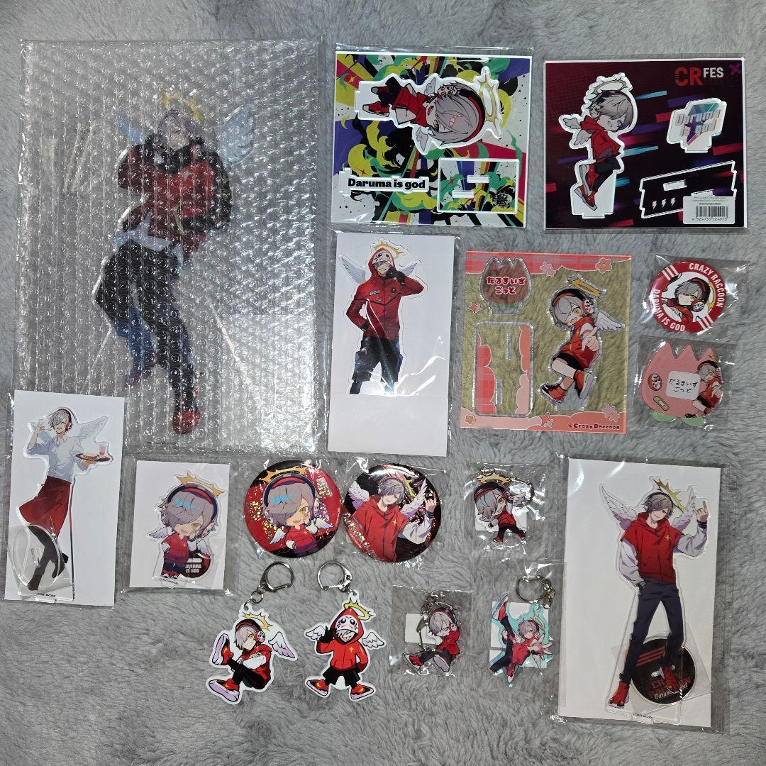 だるまいずごっど アクスタ アクキー 缶バッジ まとめ売り