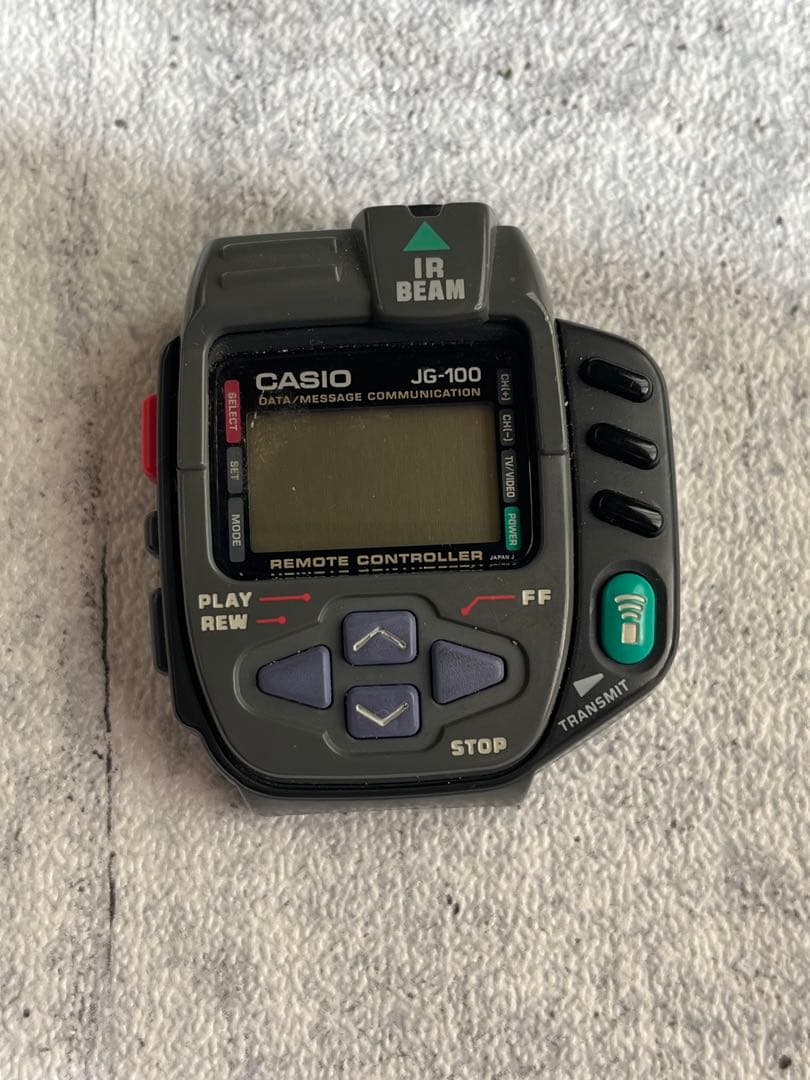 CASIO JG-100 サイバークロス 赤外線リモコン ジャンク