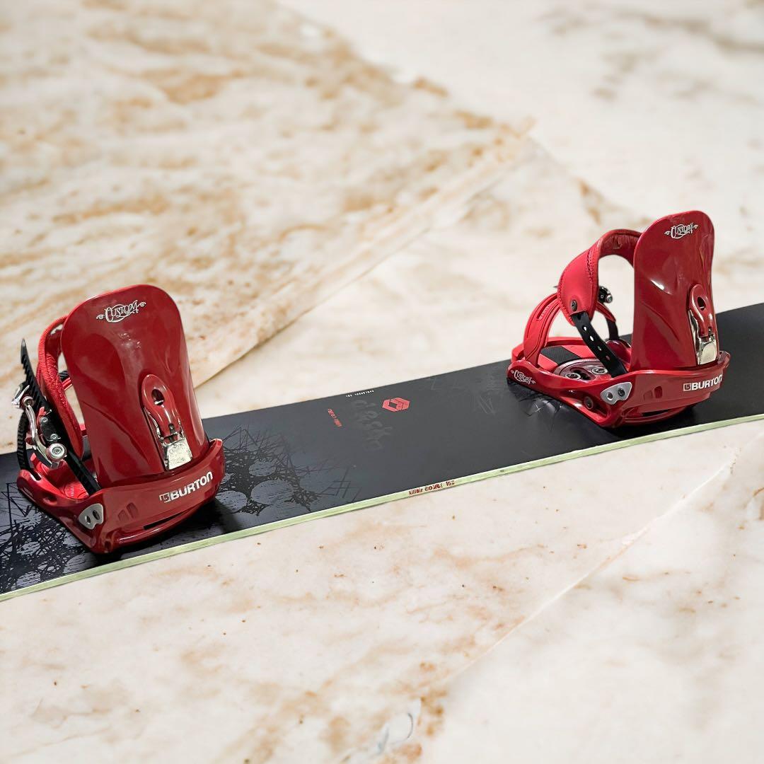 スノーボード FTWO BLACK DECK BURTON CUSTOM