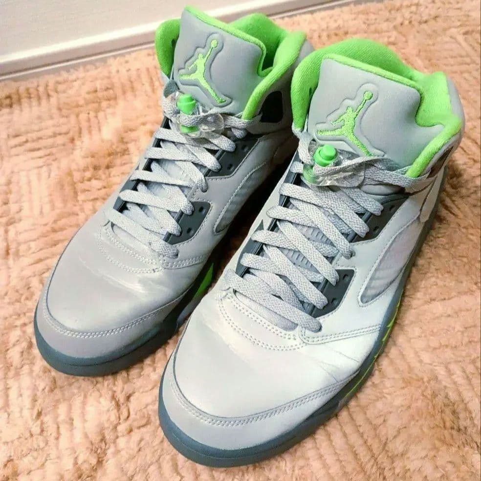 Air Jordan 5 Retro GREEN BEAN 美品 29cm