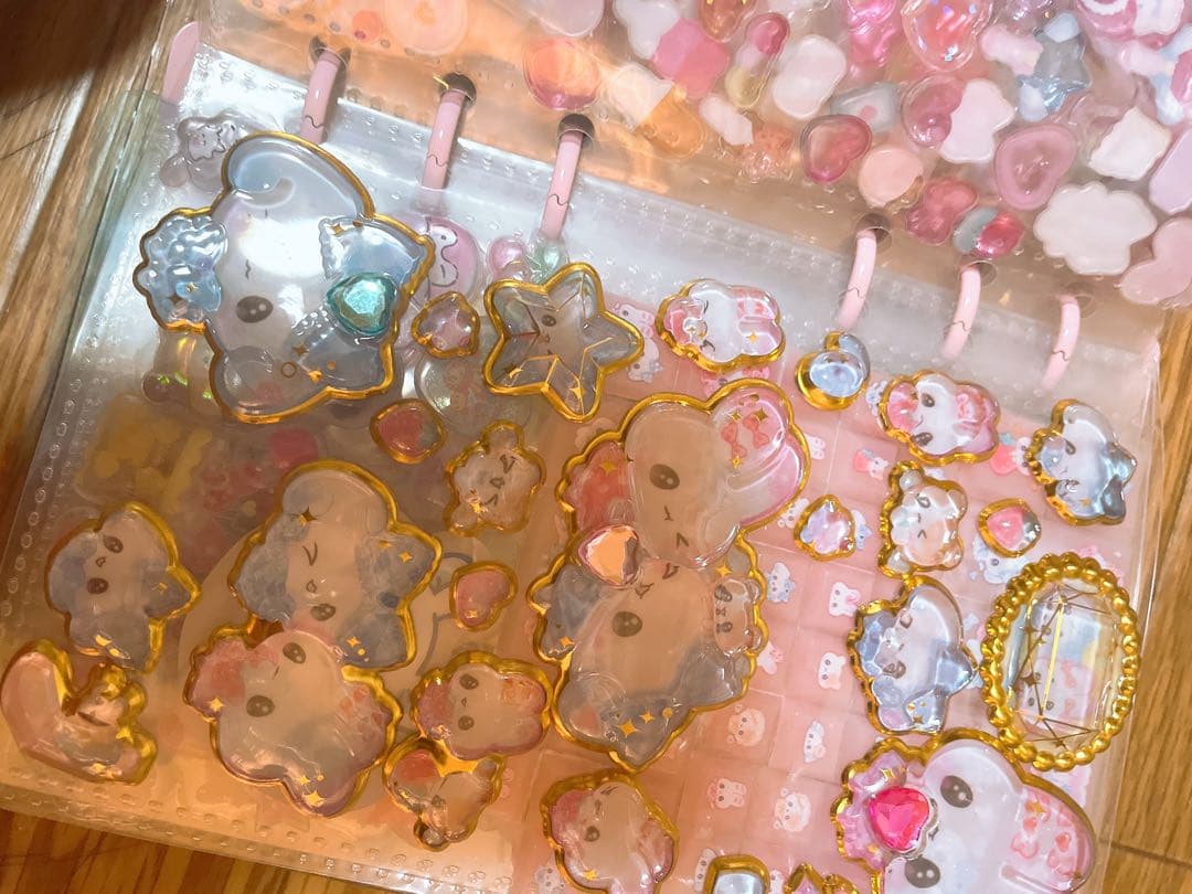 シール帳 完成品 4冊セット ボンボンドロップシール