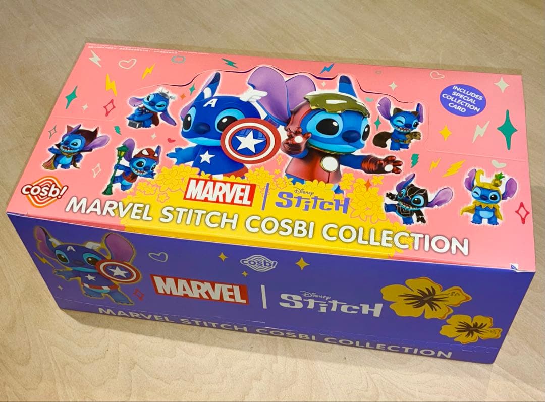 cosbi コスビ スティッチ マーベル コラボ フィギュア 1BOX 8個