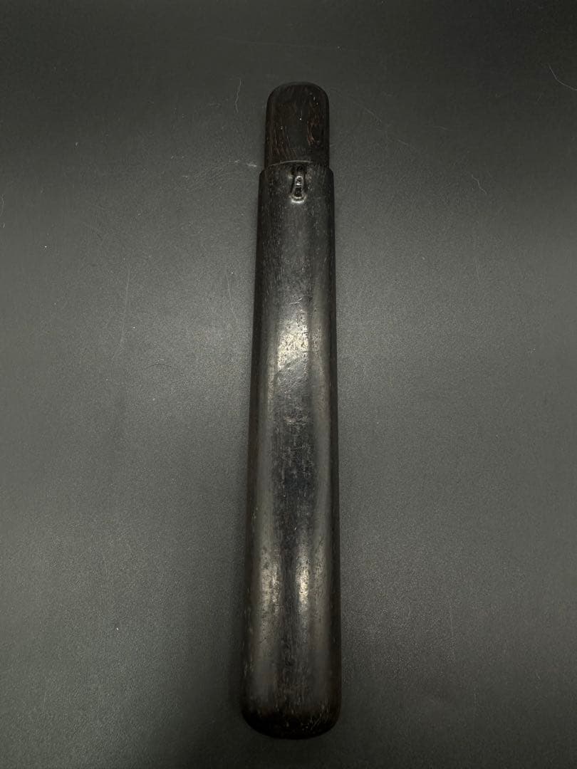 キセル入れ　黒珊瑚？　骨董　古美術