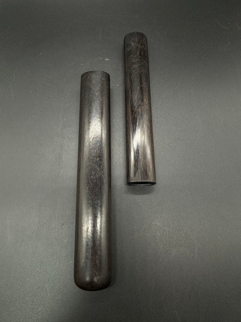 キセル入れ　黒珊瑚？　骨董　古美術