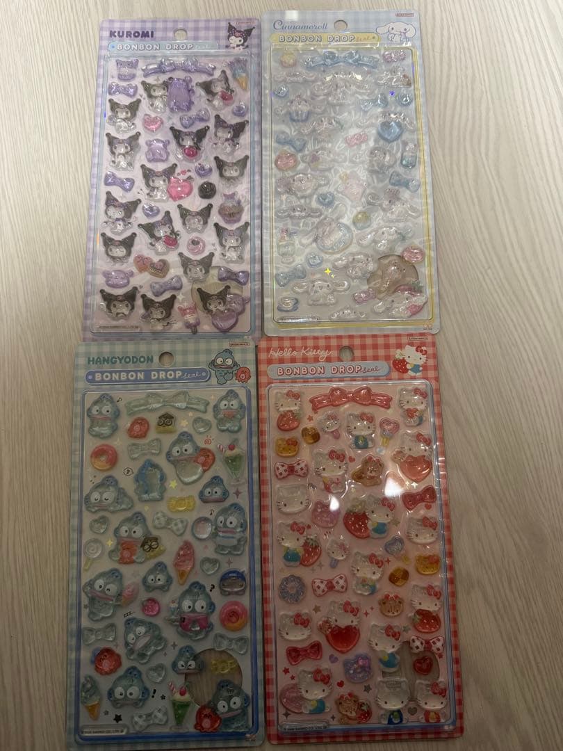 正規品サンリオBONBON DORPシール7種セット