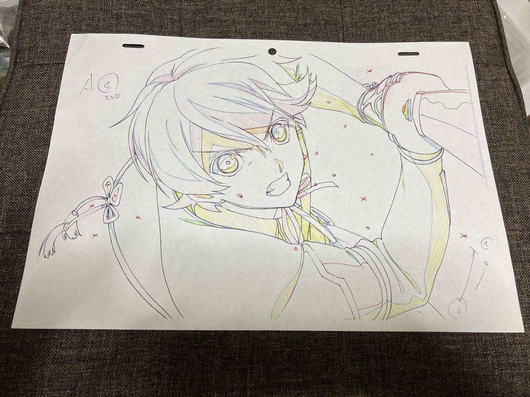 活撃刀剣乱舞 ufotable上映会 景品 原画コピー 堀川国広