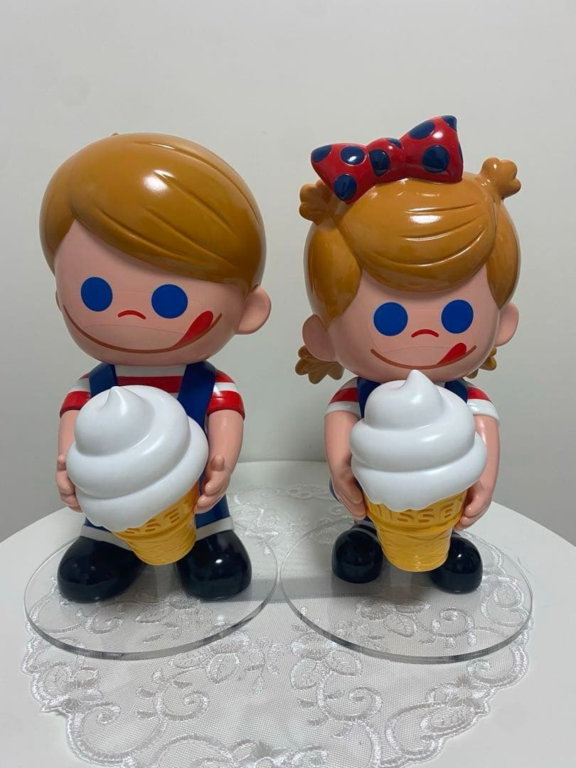 【非売品セット】　日世　ニックン&セイチャン　フィギア・人形