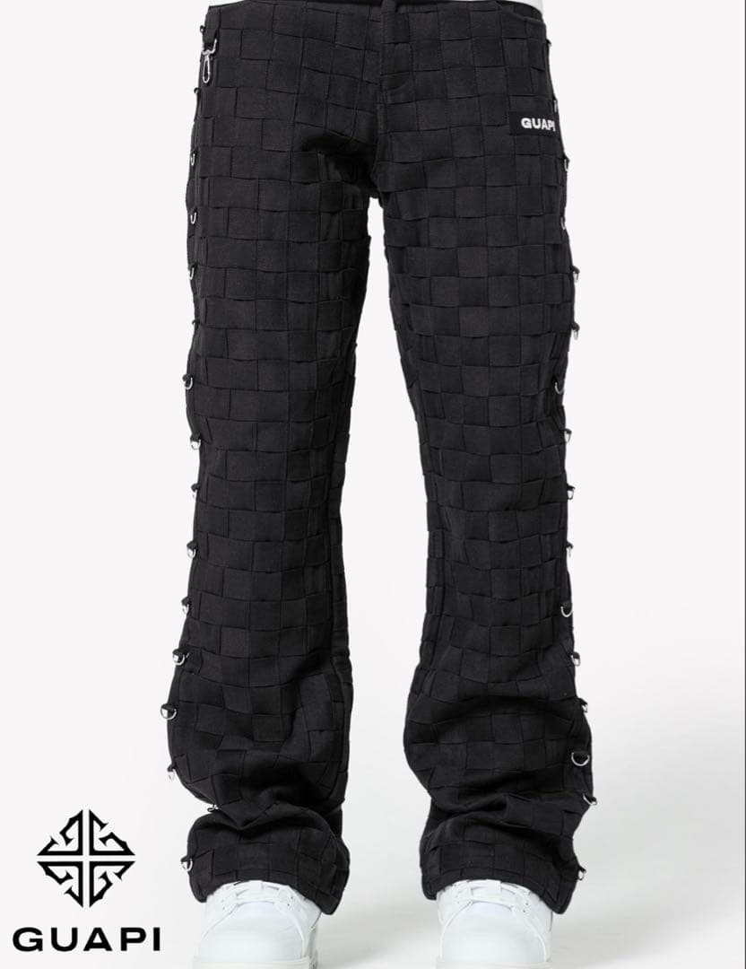 GUAPI ブラックフレアパンツ